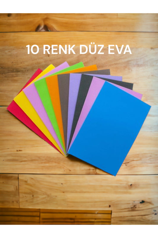 A4 DÜZ EVA 10 RENK 20X30 CM