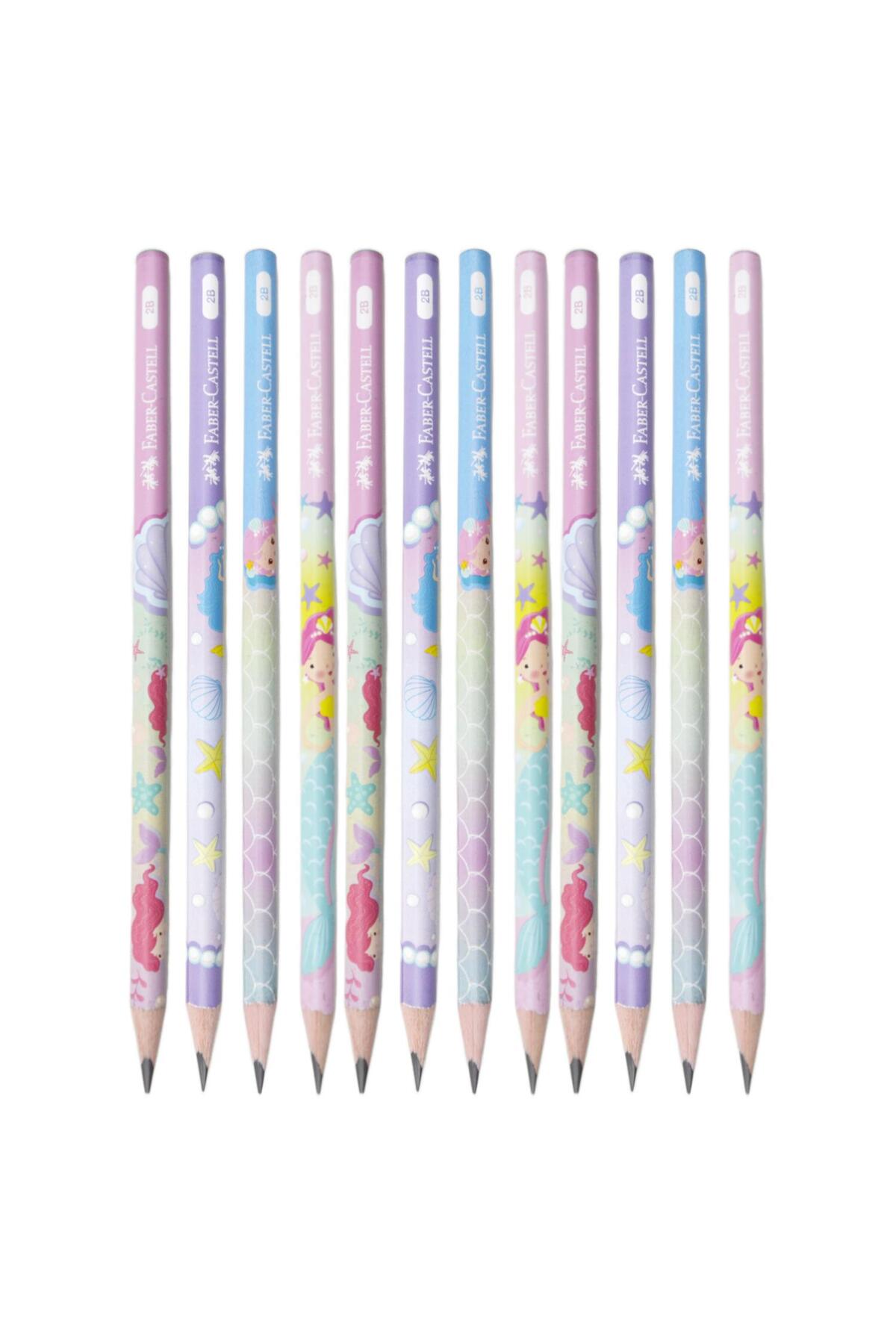 Faber-Castell Denizkızı 2B Yuvarlak Kurşun Kalem 12 Adet 59257