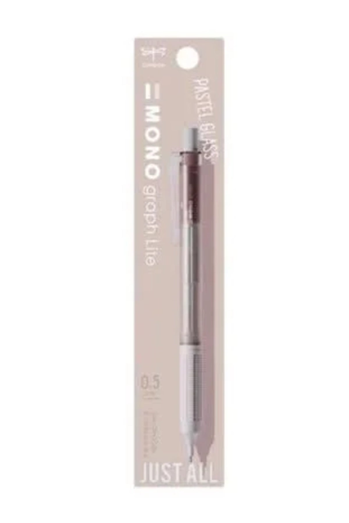 Mono Graph Lite Pastel Glass Color 0.5mm Mekanik Kurşun Kalem Soft Mocha / MLG507LPK