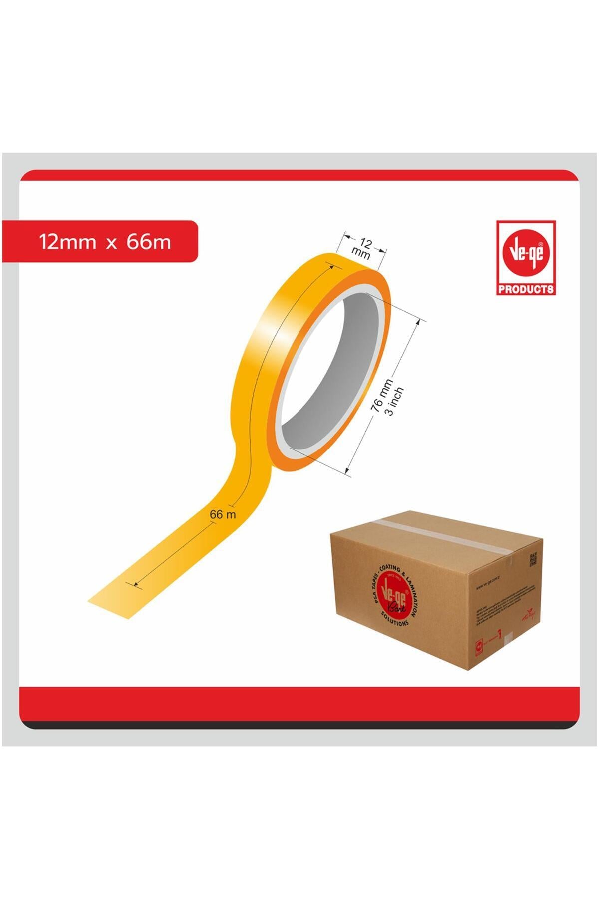 12x66 Maxi Pack Bant Kesicili 2 li Selefon Bant