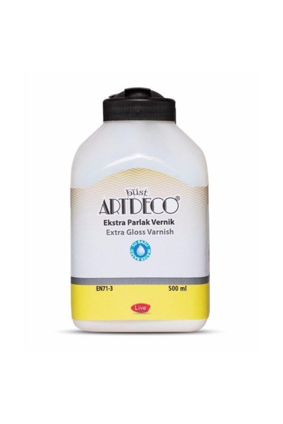 Su Bazlı Parlak Vernik 500 Ml