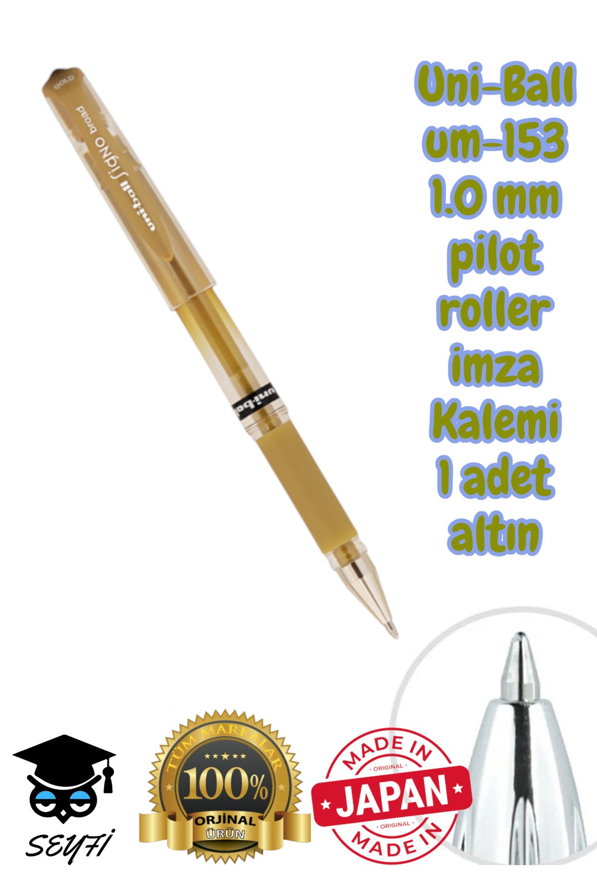Uni-Ball um-153 1.0 mm pilot roller imza Kalemi