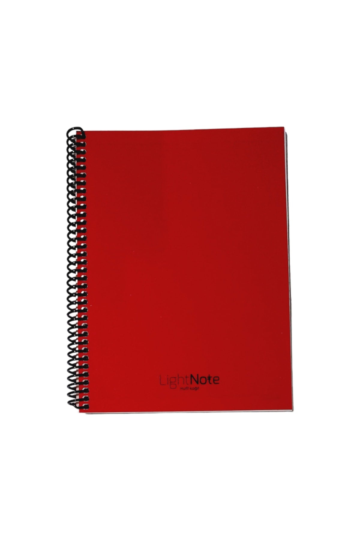 16x22 Cm Çizgisiz 60 Yaprak Telli Plastik Kapak Hafif Defter Light Book Krem Renk Kağıt