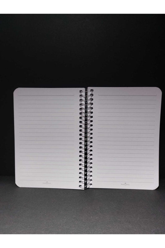 100 Sayfa A6 (10x15 Cm) Çizgili Telli Plastik Kapak Not Defteri