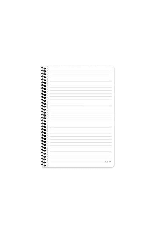 ÇİZGİLİ 16x22 CM 80 YAPRAK PLASTİK KAPAK TELLİ DEFTER 60 GRAM BEYAZ SAYFA TERAZZO