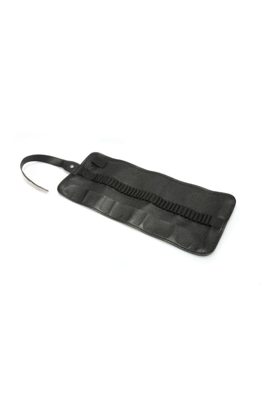 Suni Deri Rulo Kalemlik 36 Bölmeli Siyah