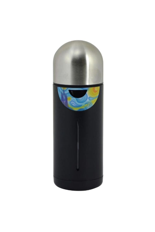 Eye Of Içi Cam Dışı Çelik Matara 280 Ml Siyah