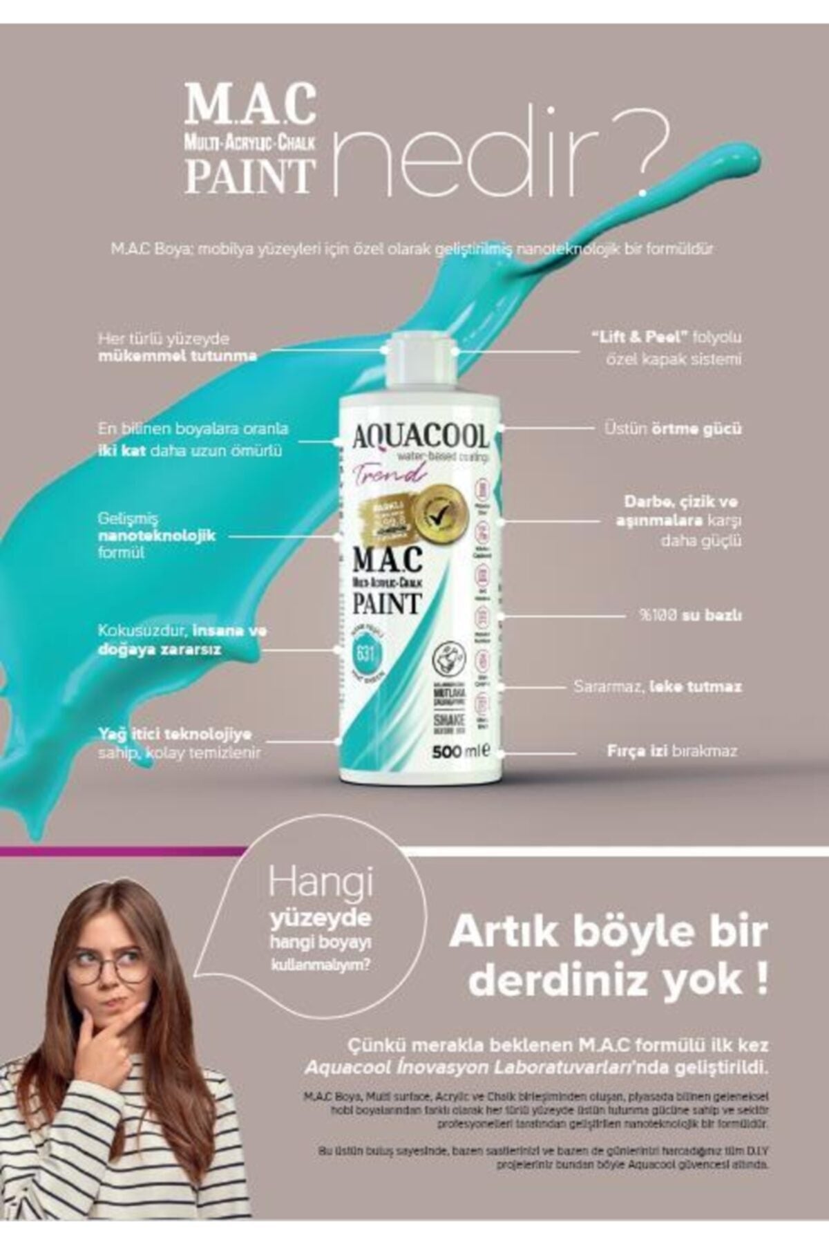 M.a.c Hobi Boyası Su Bazlı Akrilik Metalik Boya- 902 Altın Gold