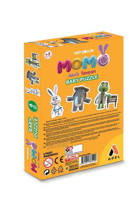 Trt Çocuk Tavşan Momo Baby Puzzle