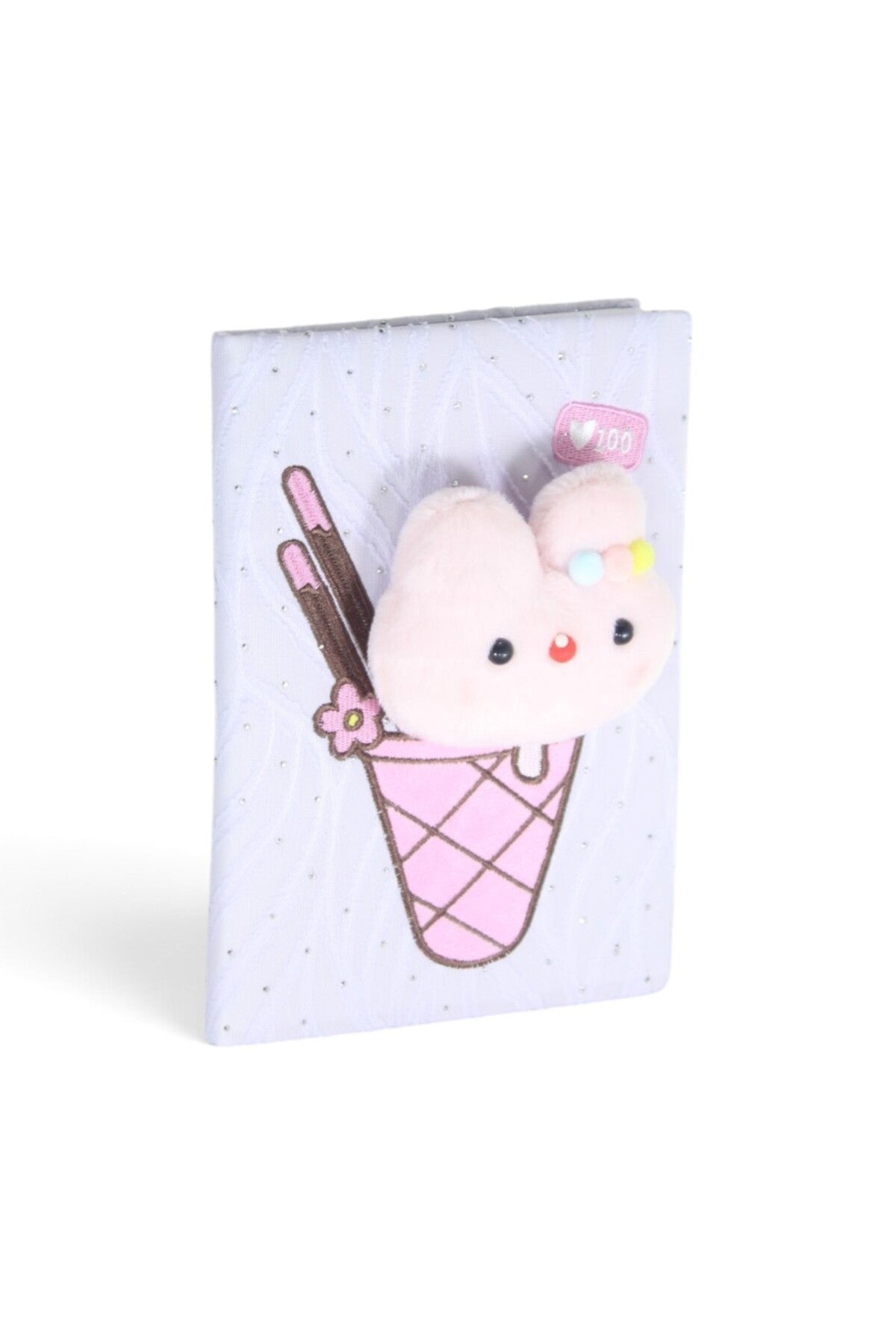14X20 CM Peluş hatıra günlük anı defteri 80 yaprak çizgili 11