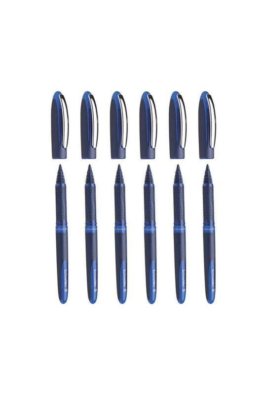 One Business 0,6 Mm Roller Imza Kalemi Mavi 6 Adet