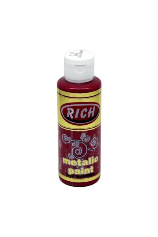 Metalik Akrilik Boya 120 Cc. 762 Bordo