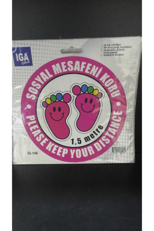 Zemin Uyarı Sticker Yapıştırmaları