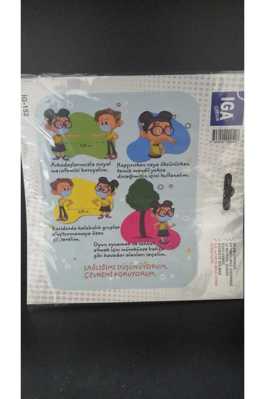Zemin Uyarı Sticker Yapıştırmaları