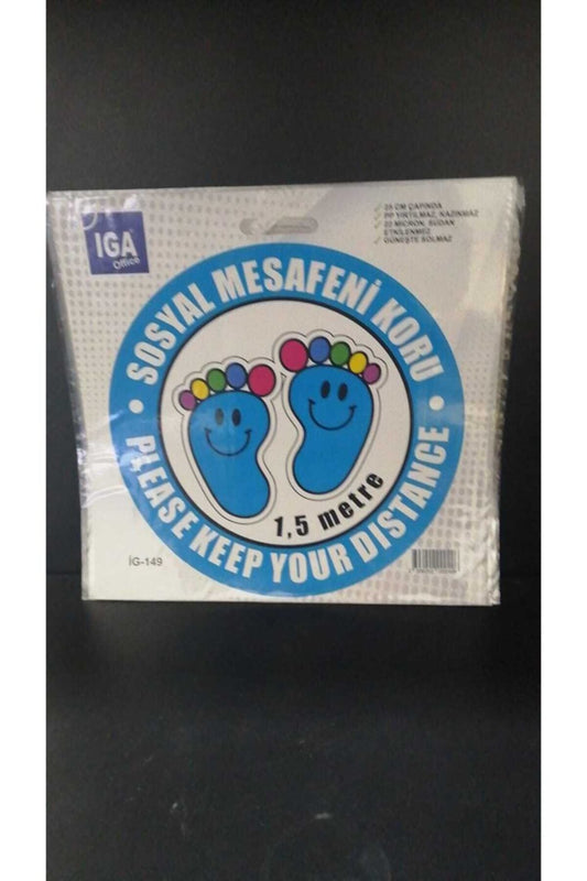 Zemin Uyarı Sticker Yapıştırmaları