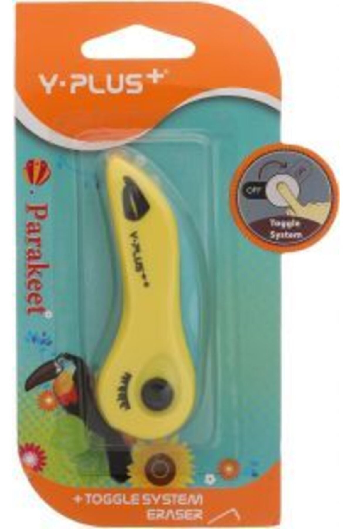Y Plus Ex1301 Parakeet Eraser With Cover