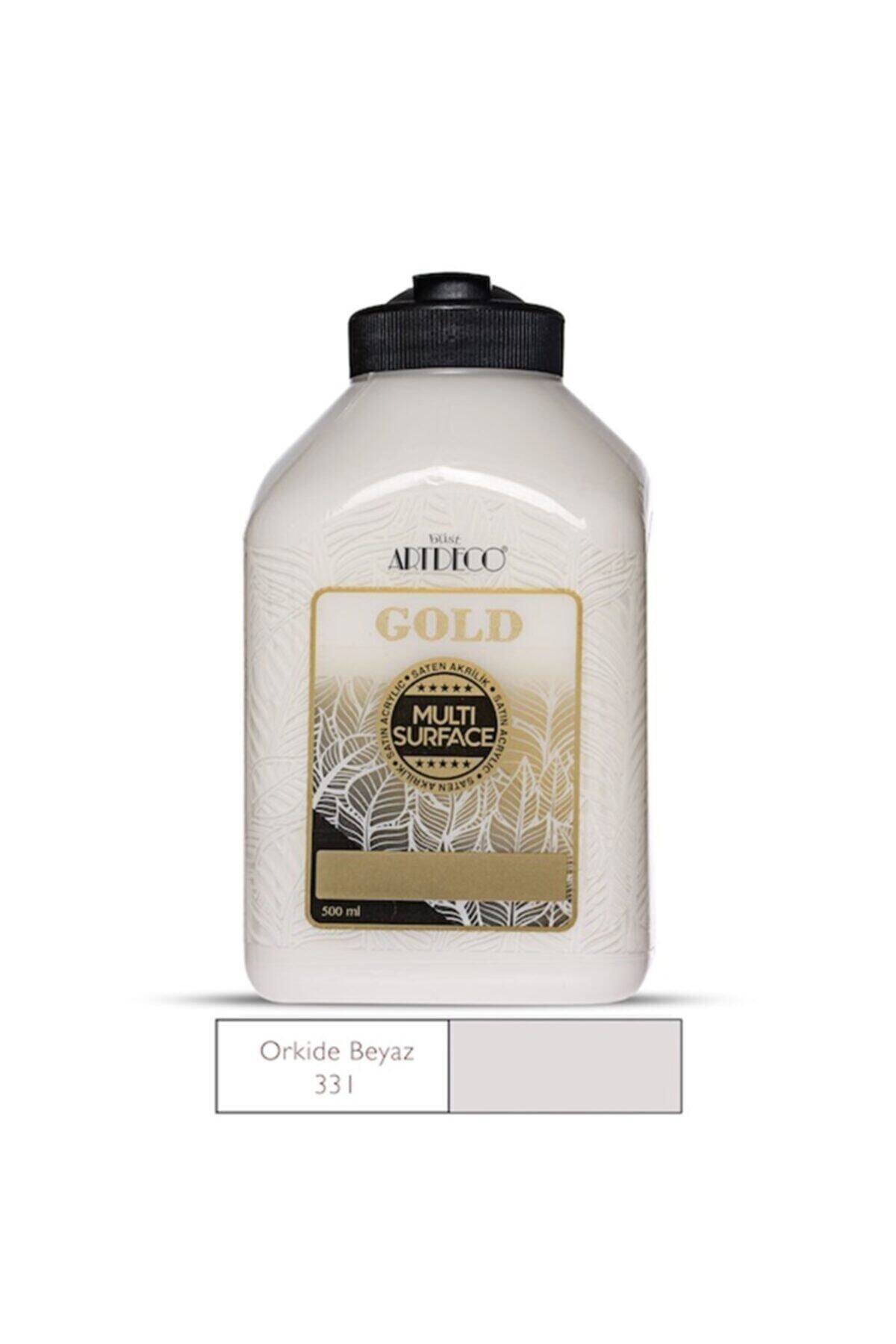 Gold : Multi-surface Akrilik Boya : 500 Ml : Orkide Beyazı 331