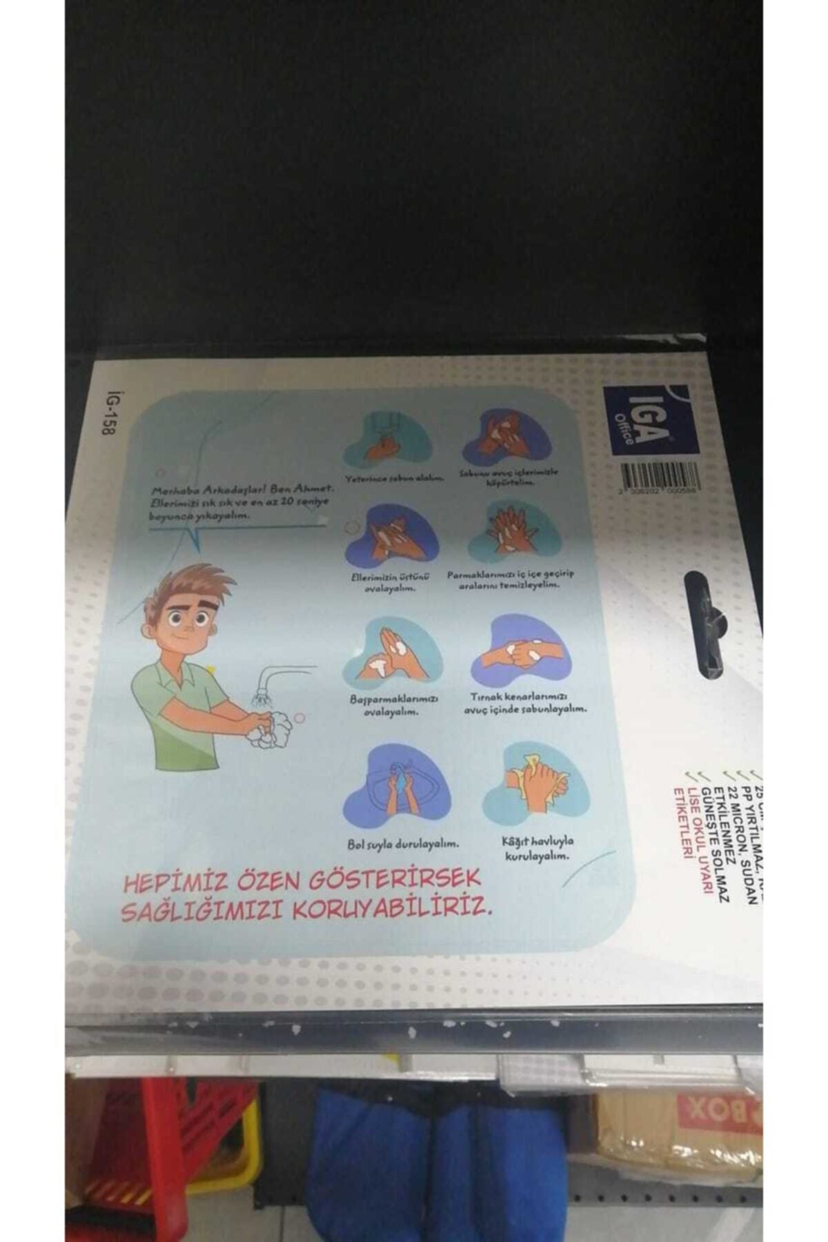 Zemin Uyarı Sticker Yapıştırmaları