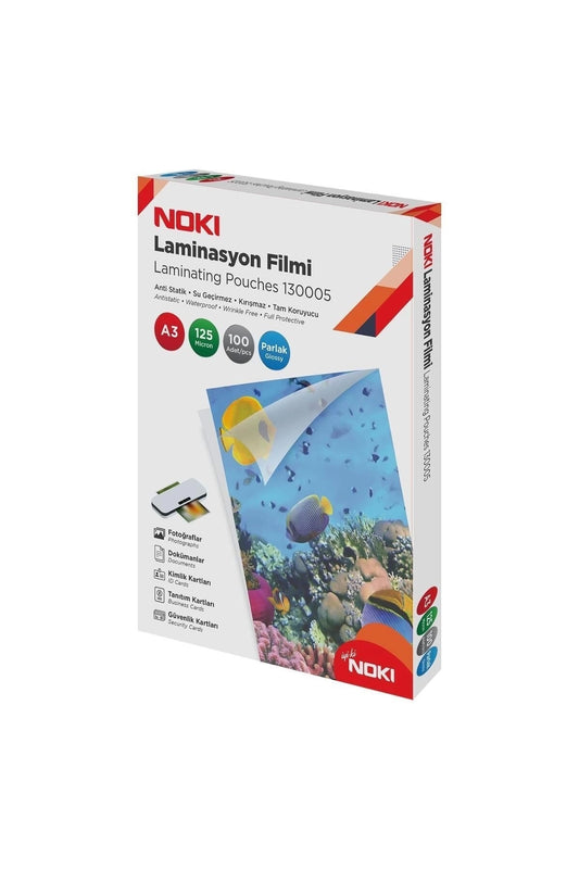 A3 Laminasyon Filmi 125 Mikron 100'lü Paket 130005