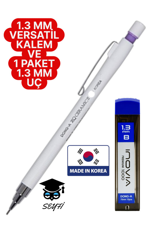 1.3 MM VERSATİL KALEM VE 1 PAKET 1.3 MM UÇ