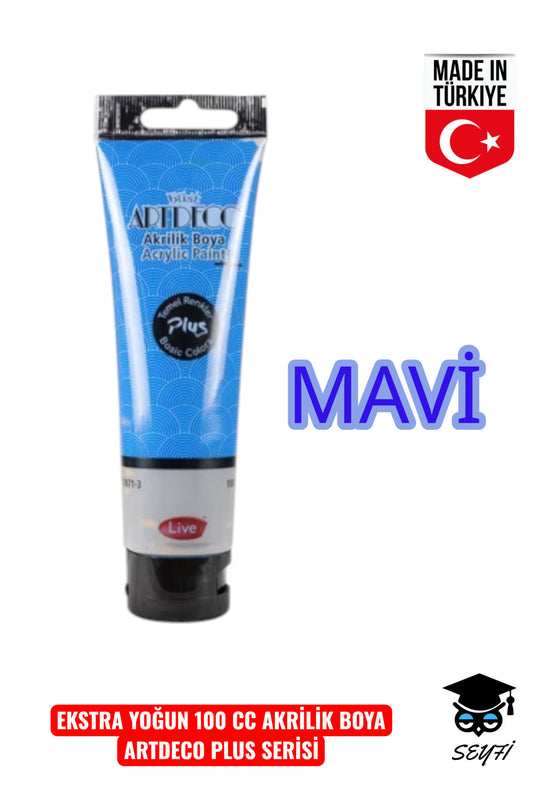 100 ML EKSTRA YOĞUN AKRİLİK BOYA ARTDECO PLUS SERİ