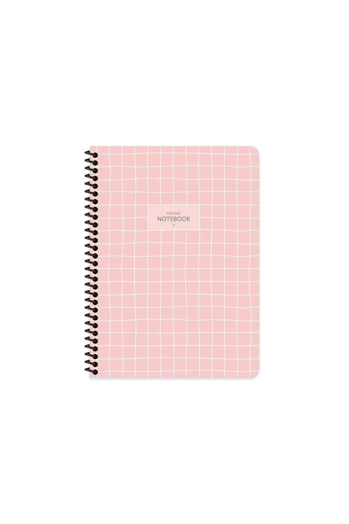 ÇİZGİLİ 16x22 CM 80 YAPRAK PLASTİK KAPAK TELLİ DEFTER 60 GRAM BEYAZ SAYFA COFFEE