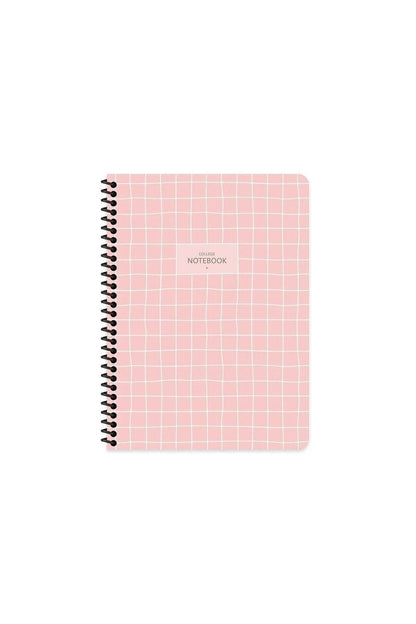 ÇİZGİLİ 16x22 CM 80 YAPRAK PLASTİK KAPAK TELLİ DEFTER 60 GRAM BEYAZ SAYFA COFFEE