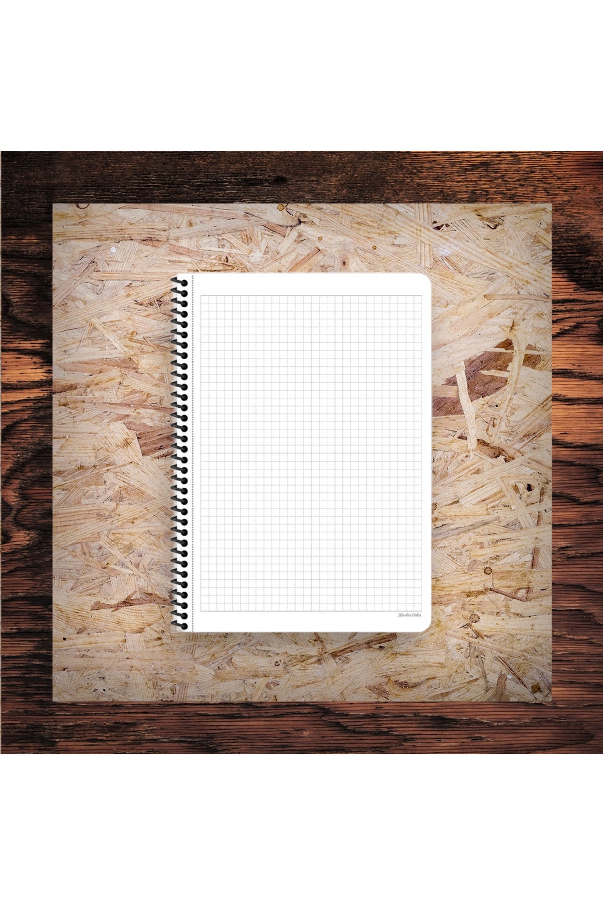 KARELİ 16X22 CM 80 YAPRAK KARTON KAPAK TELLİ DEFTER BEYAZ SAYFALI
