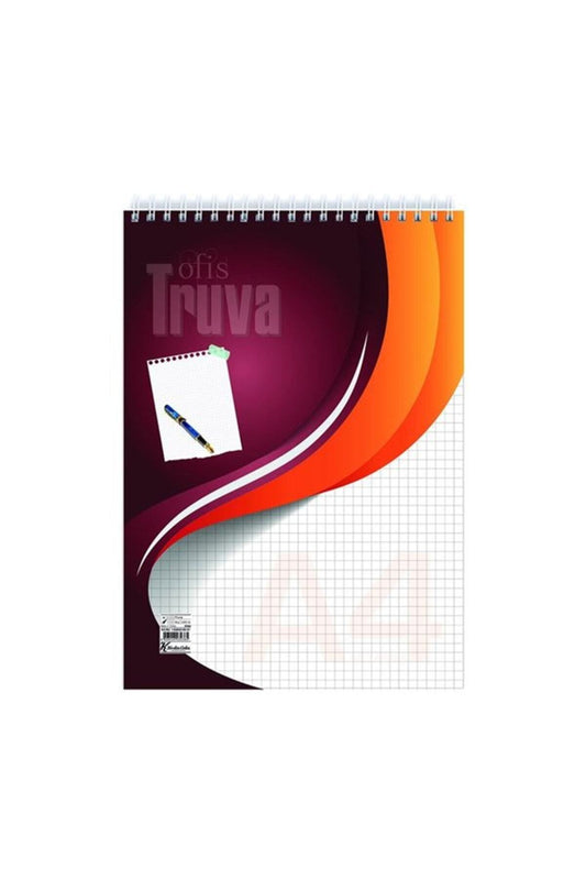 Truva Spiralli Bloknot A4 Çizgisiz 80 Yaprak 1adet Karışık Renk Yollanmaktadır