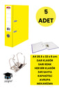 OFİS BÜRO KLASÖRÜ ÇİFT HALKA AVRUPA METAL MEKANİZMA ÇEŞİTLİ RENK VE ADETLERDE DAR VE GENİŞ KLASÖR