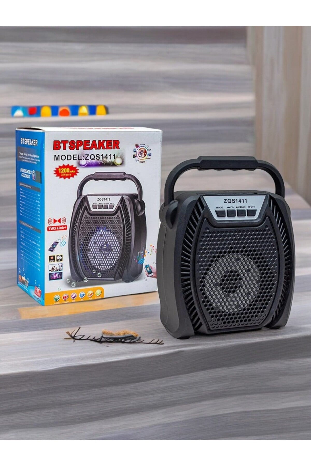 5 Watt USB-SD-Aux-FM-Bluetooth Destekli Taşınabilir Hoparlör ZQS-1411