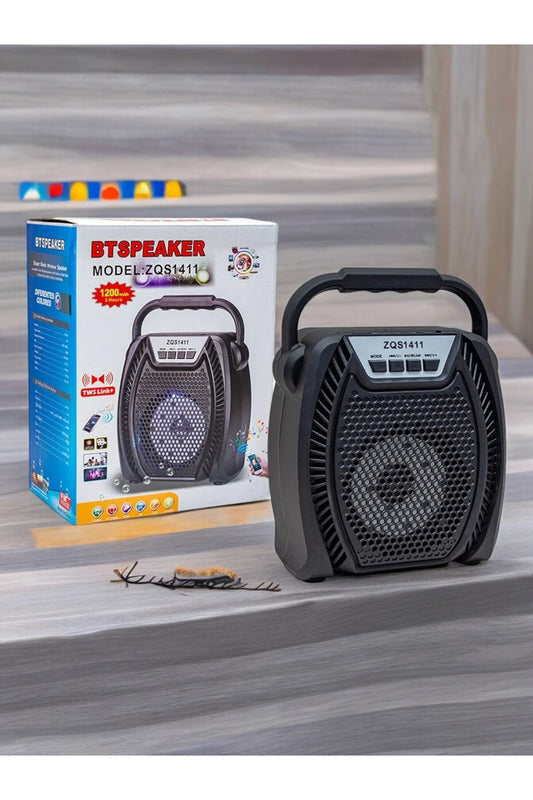 5 Watt USB-SD-Aux-FM-Bluetooth Destekli Taşınabilir Hoparlör ZQS-1411