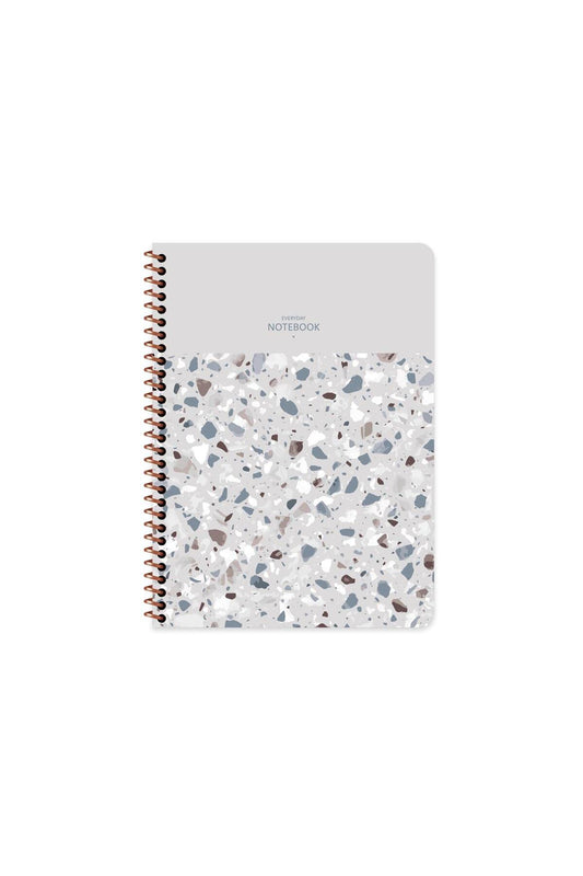 KARELİ 16x22 CM 80 YAPRAK PLASTİK KAPAK TELLİ DEFTER 60 GRAM BEYAZ SAYFA TERAZZO