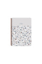 KARELİ 16x22 CM 80 YAPRAK PLASTİK KAPAK TELLİ DEFTER 60 GRAM BEYAZ SAYFA TERAZZO