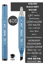 ÇİFT TARAFLI PROFESYONEL ÇİZİM KALEMİ KALICI MÜREKKEP ÜÇGEN GÖVDE İNCE UÇ 1 MM KESİK UÇ 2-6MM SKETCH