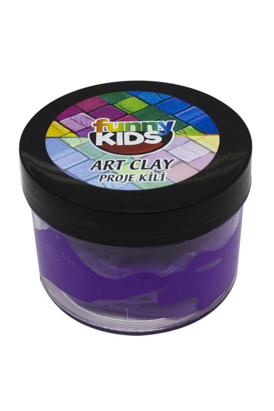 Funny Kids Art Clay Proje Kili 40cc - Mor