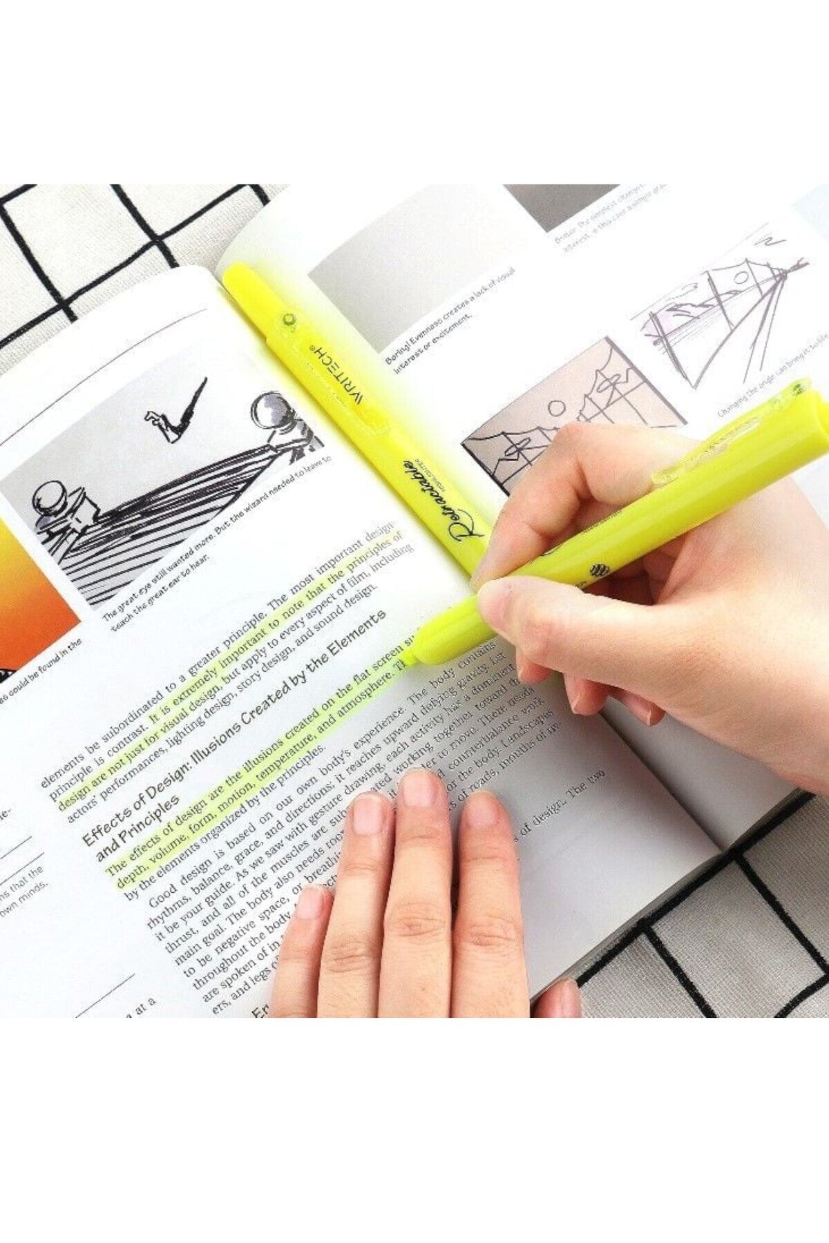 BASMALI FOSFORLU KALEM NEON VE PASTEL RENKLER AMERİKA ÜRETİM YÜKSEK KALİTE İADE GARANTİLİ WRİTECH