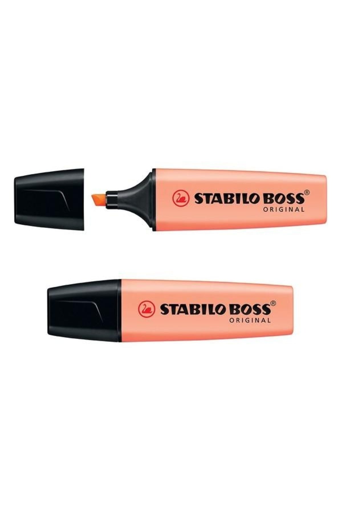BOSS FOSFORLU KALEM PASTEL TURUNCU