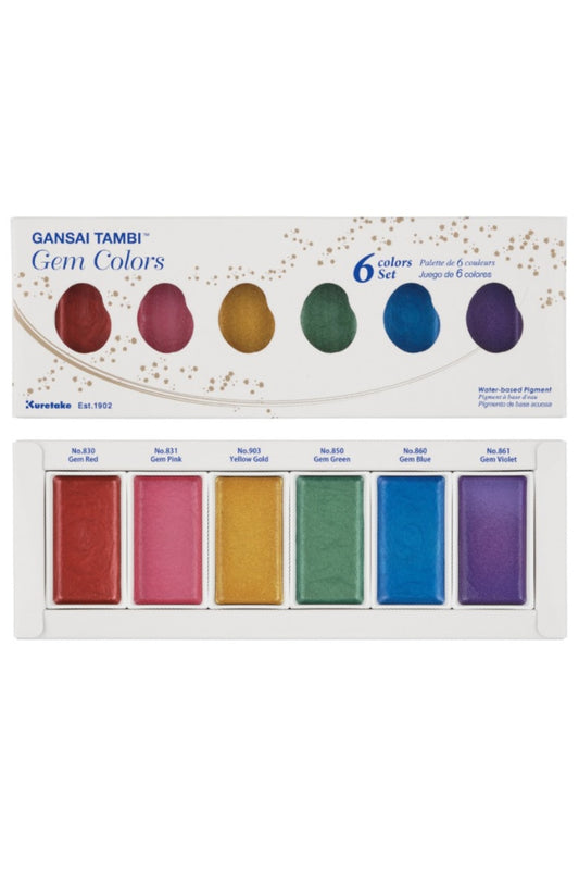 Suluboya Gansaı Tambı Mc20-gc/6v Gem Color 6 Renk