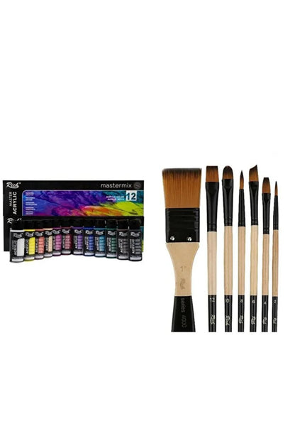Mastermix 12x60cc CANLI + SET 1 fırça (2 parça)