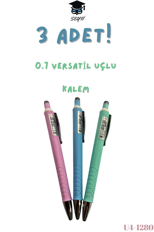 VERSATİL UÇLU KALEM SETLERİ 0.7 MM RENGARENK MODELLER