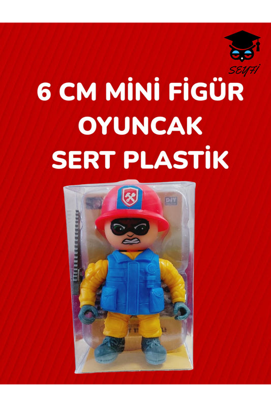 6 CM MİNİ FİGÜR OYUNCAK SERT PLASTİK