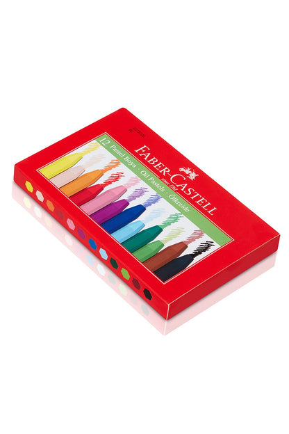 Redline Pastel Boya, 12 Renk, Canlı - Parlak ve Örtücü Renkler, Yumuşak Kullanım, Yoğun Pigment