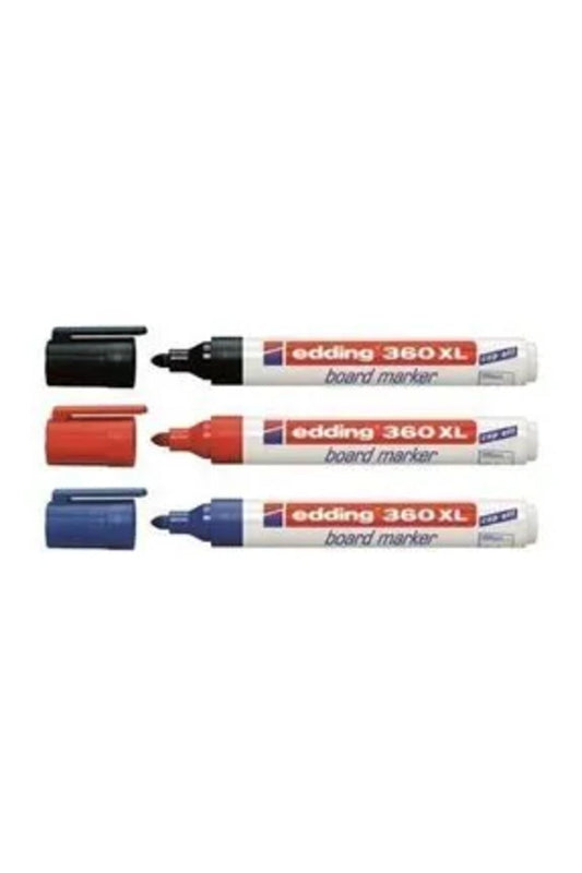 360 XL Doldurulabilir Tahta Kalemi 3'lü Set (Kırmızı - Mavi - Siyah)