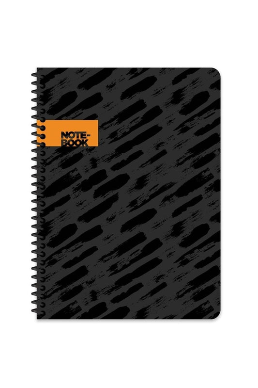 16x22 Cm 80 Yaprak Çizgisiz Esnek Karton Kapak Telli Defter 60 Gram Beyaz Sayfa