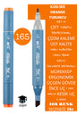 ÇİFT TARAFLI PROFESYONEL ÇİZİM KALEMİ KALICI MÜREKKEP ÜÇGEN GÖVDE İNCE UÇ 1 MM KESİK UÇ 2-6MM SKETCH