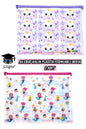 20X30 CM A4 EBAT KALIN PLASTİK FERMUARLI DOSYA 2 ADET