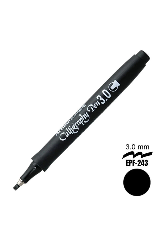 SUPREME KALİGRAFİ KALEMİ 3.0 SİYAH EPF-243