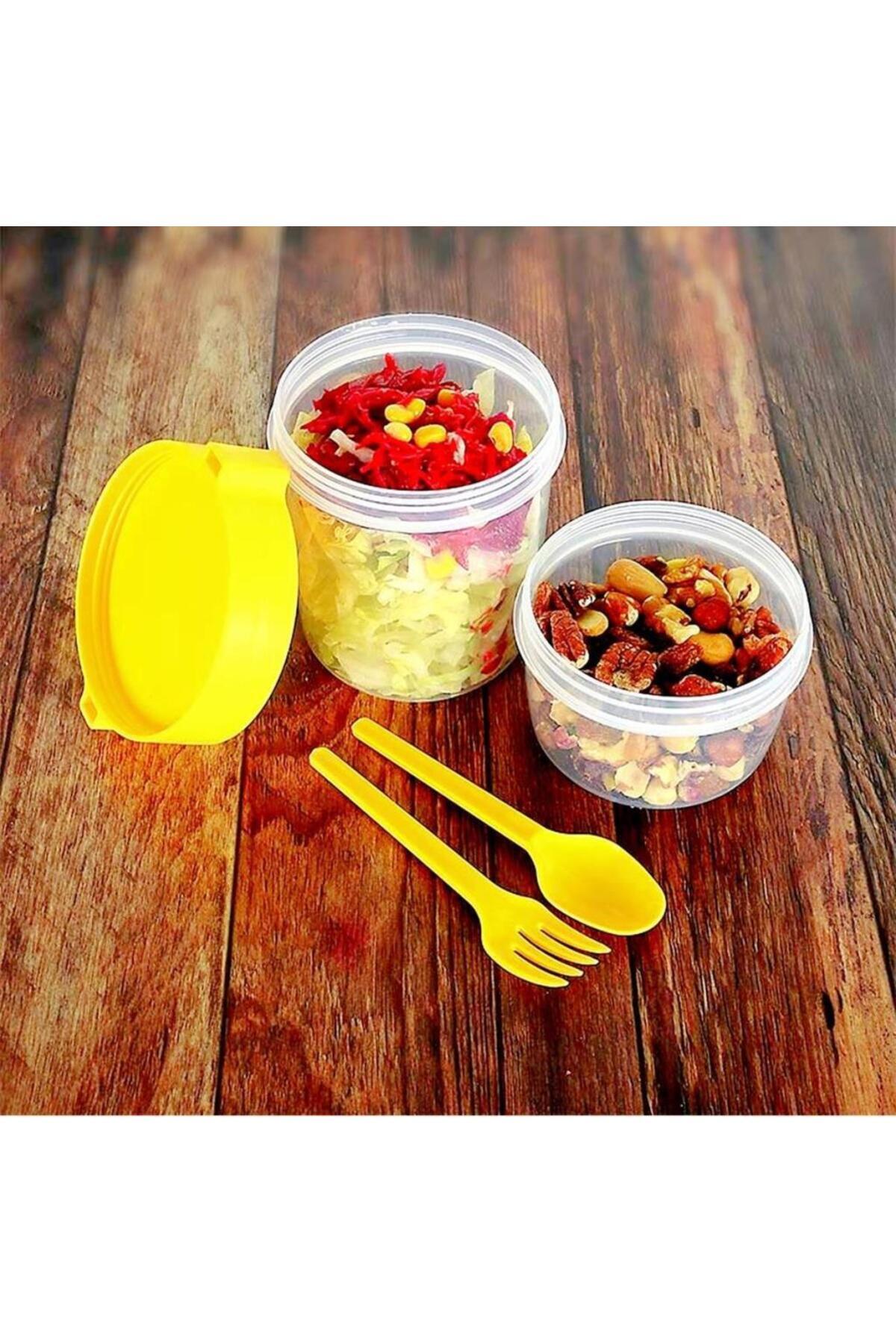 Taken Go Müsli Kabı Sarı 800 Ml AP-9452