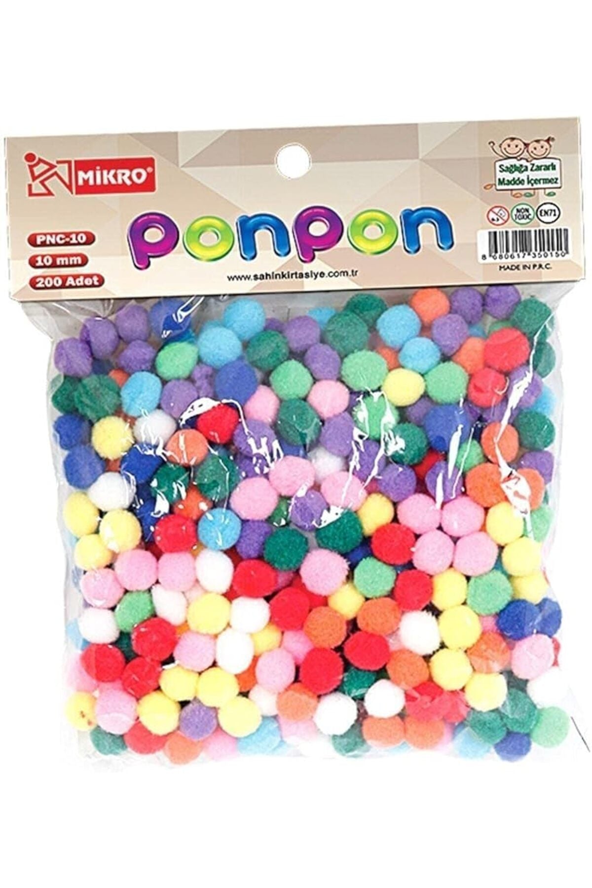 PNC-10 Ponpon 200 LÜ 10 mm